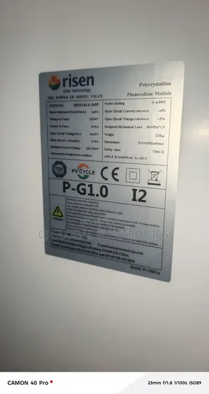 Brand New Risen Solar 345w Panel