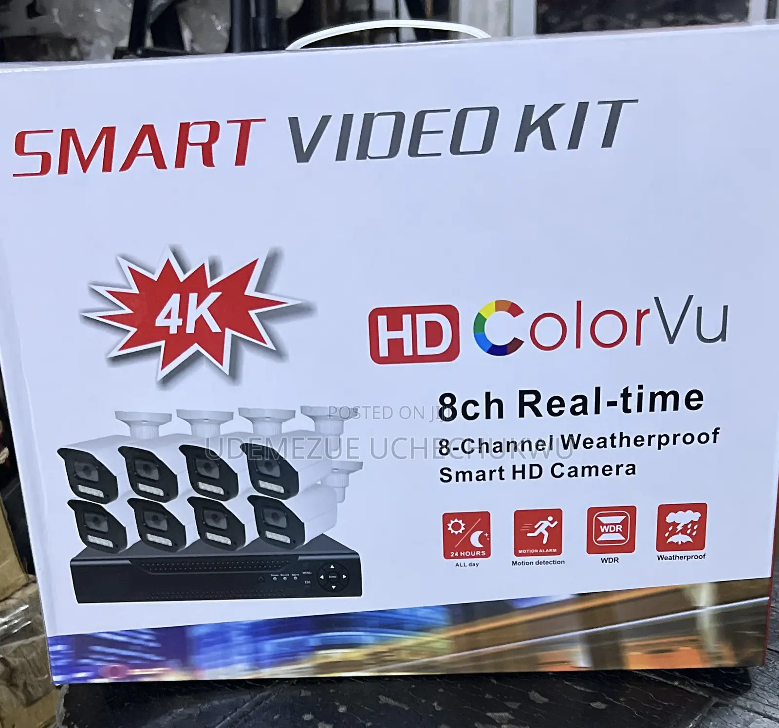 8 Channels CCTV Kit