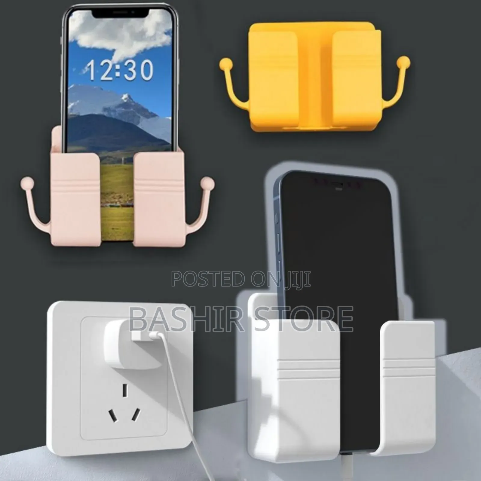 Wall-Mounted Phone Charging Holder