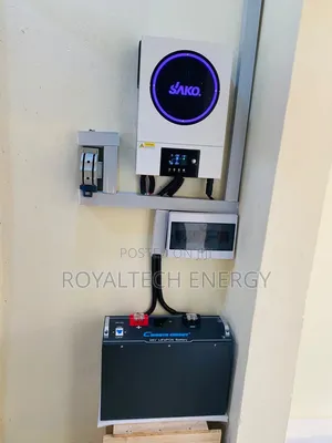 4.2kva Sako Inverter and 2.5kwh Cworth Lit Battery 4pcs of 650w Panels