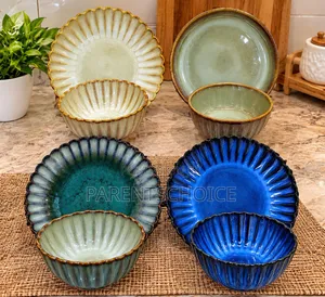 Luxurious Ceramic Plate / Bowl - 12pcs