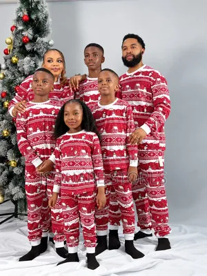 Wine Snow Family Xmas Pyjamas From 1 Month to 3xl Adults Size