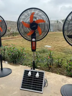 Solar and Rechargeable Fans