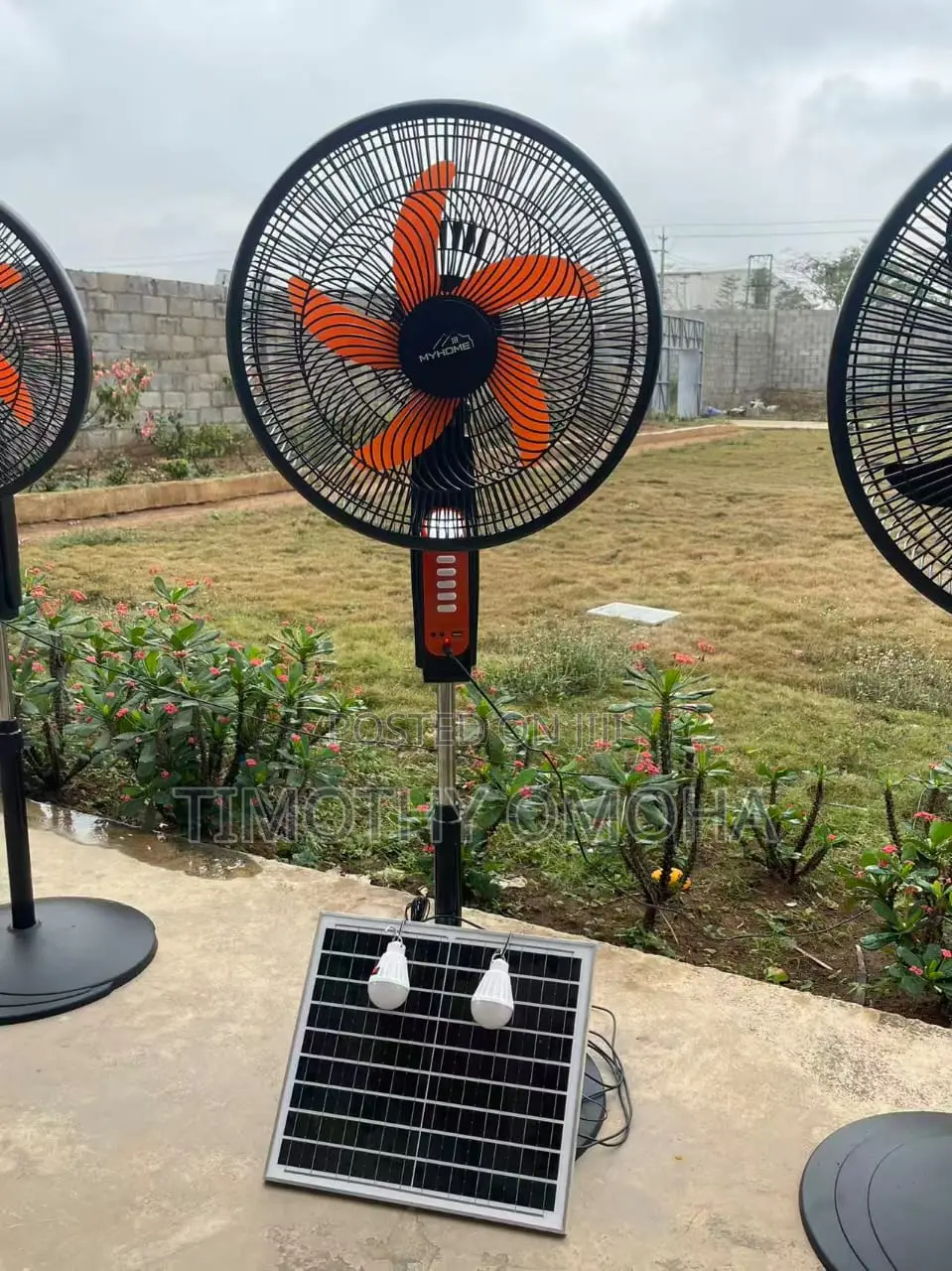 Solar and Rechargeable Fans