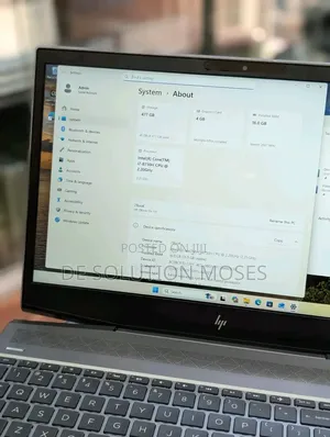 Laptop HP ZBook 15 G5 16GB Intel Core i7 SSD 256GB