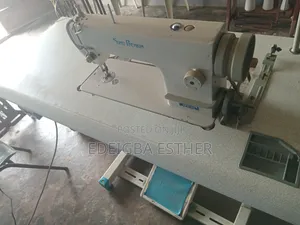 Fairly Used Industrial Straight Sewing Machine – Complete Set