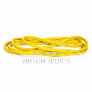 Yellow Resistance Loop Band (5–15 Lbs) for Strength Fitness Training