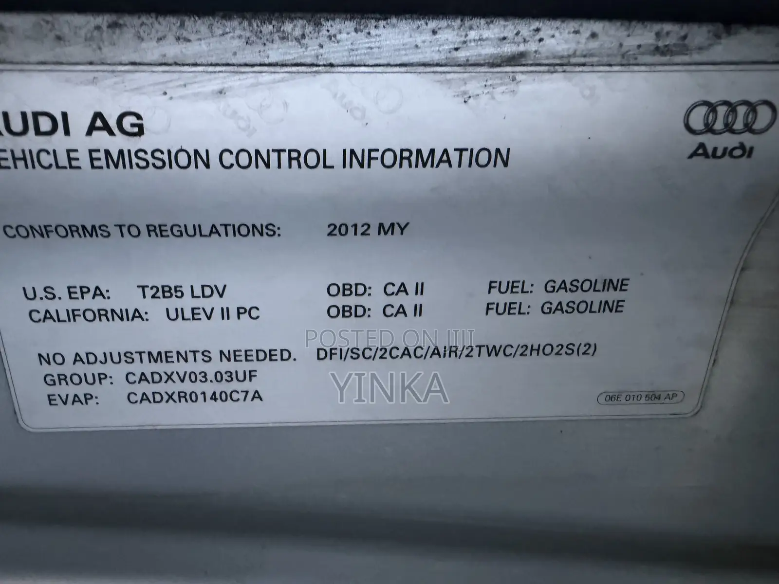 Audi A7 3.0 TSI 2012 Blue
