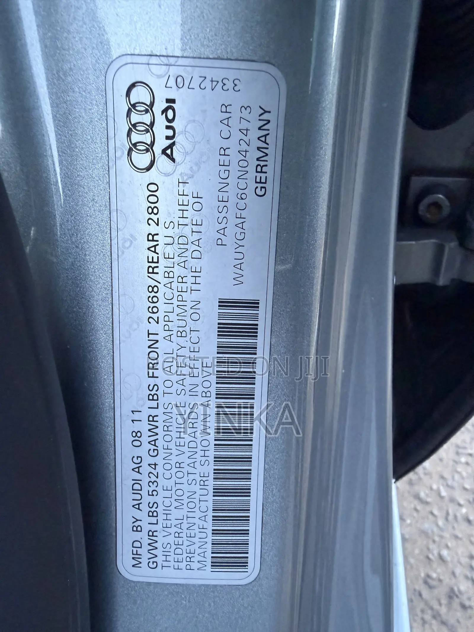 Audi A7 3.0 TSI 2012 Blue