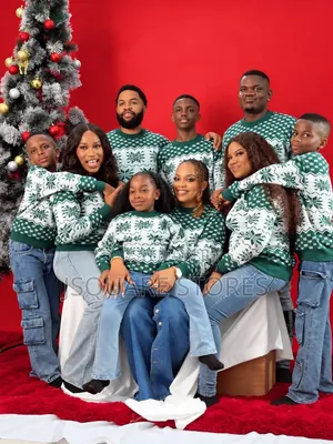 Green Family Christmas Sweater/Cardigan From 1 Month to 3xl Adults