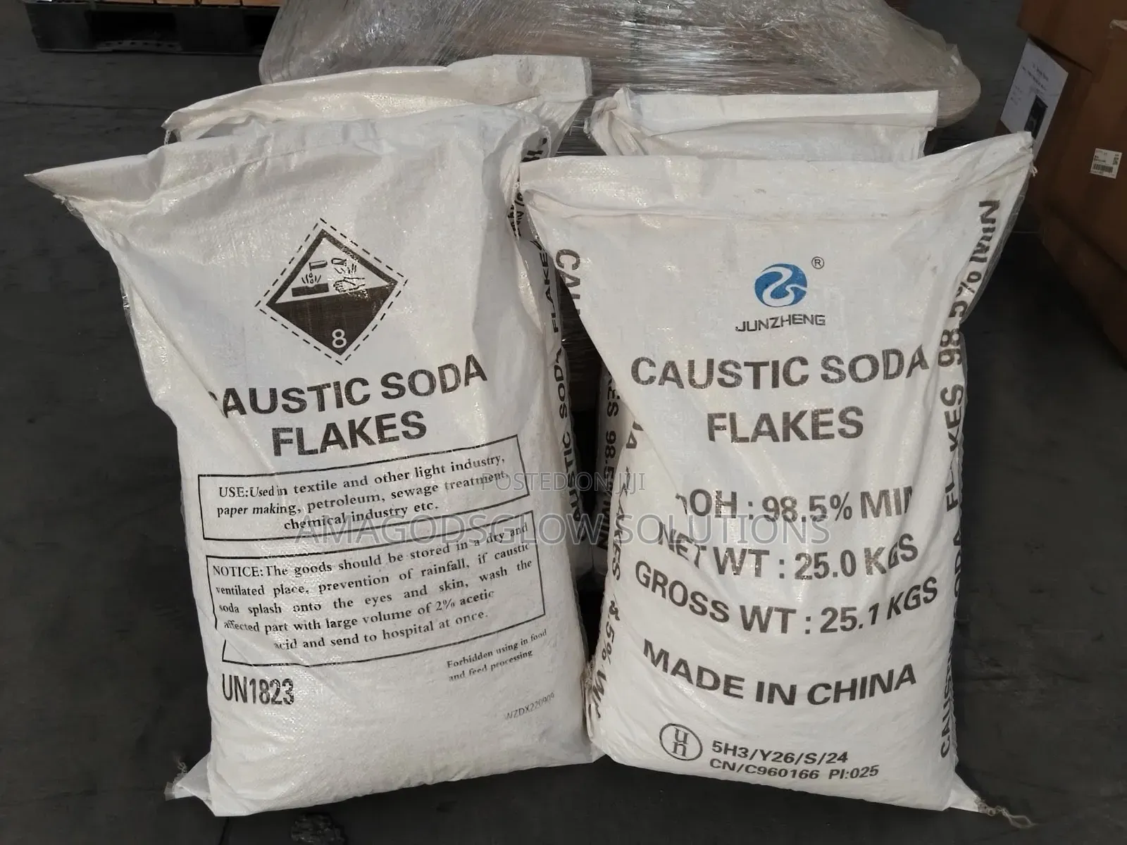 Caustic Soda ( Sodium Hydroxide?)