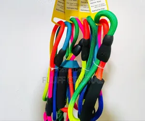 Colorful Rope Lead and Collar 1.2*120cm/ 2.5cm