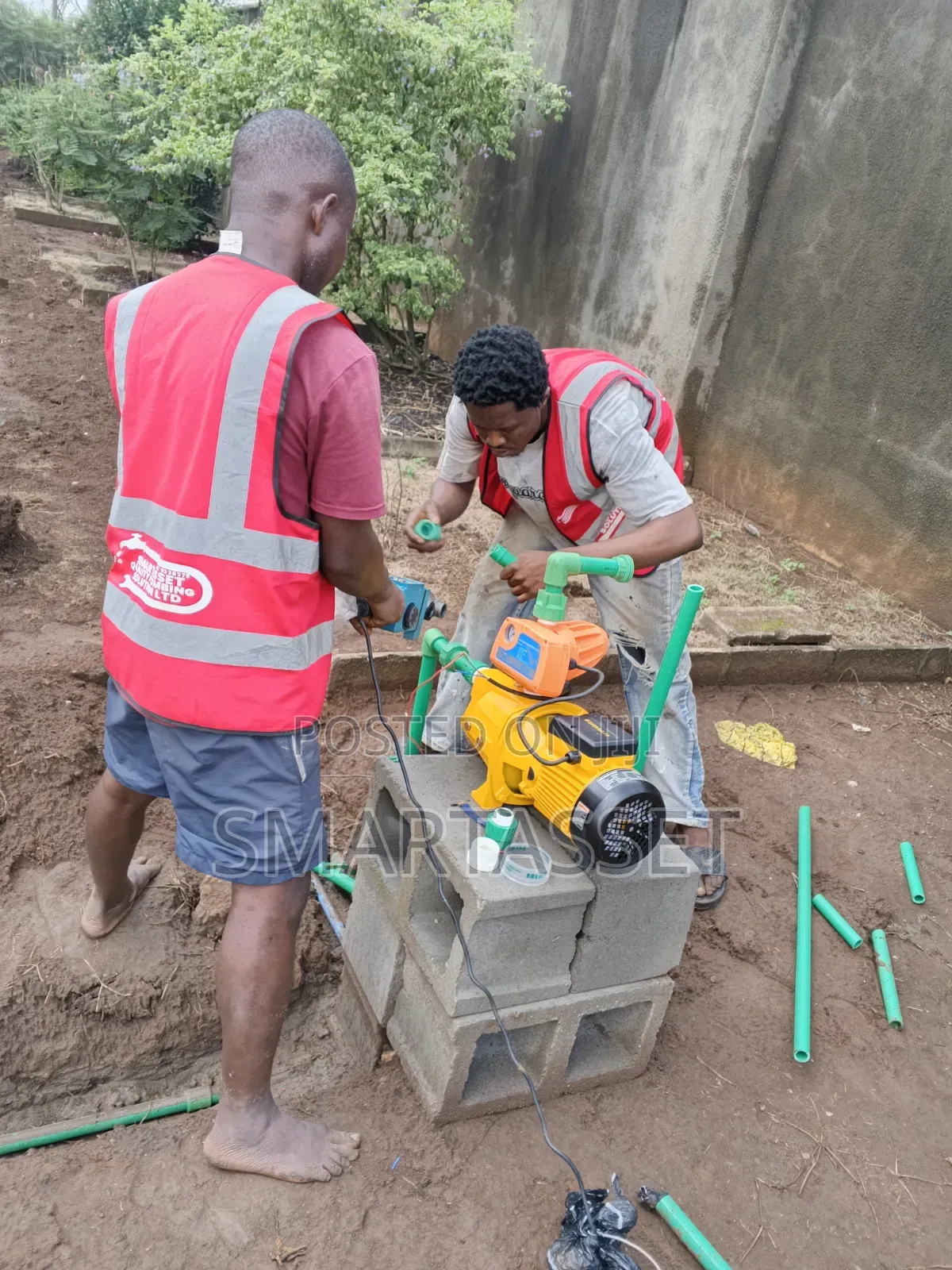 Irrigation Plumbing Work