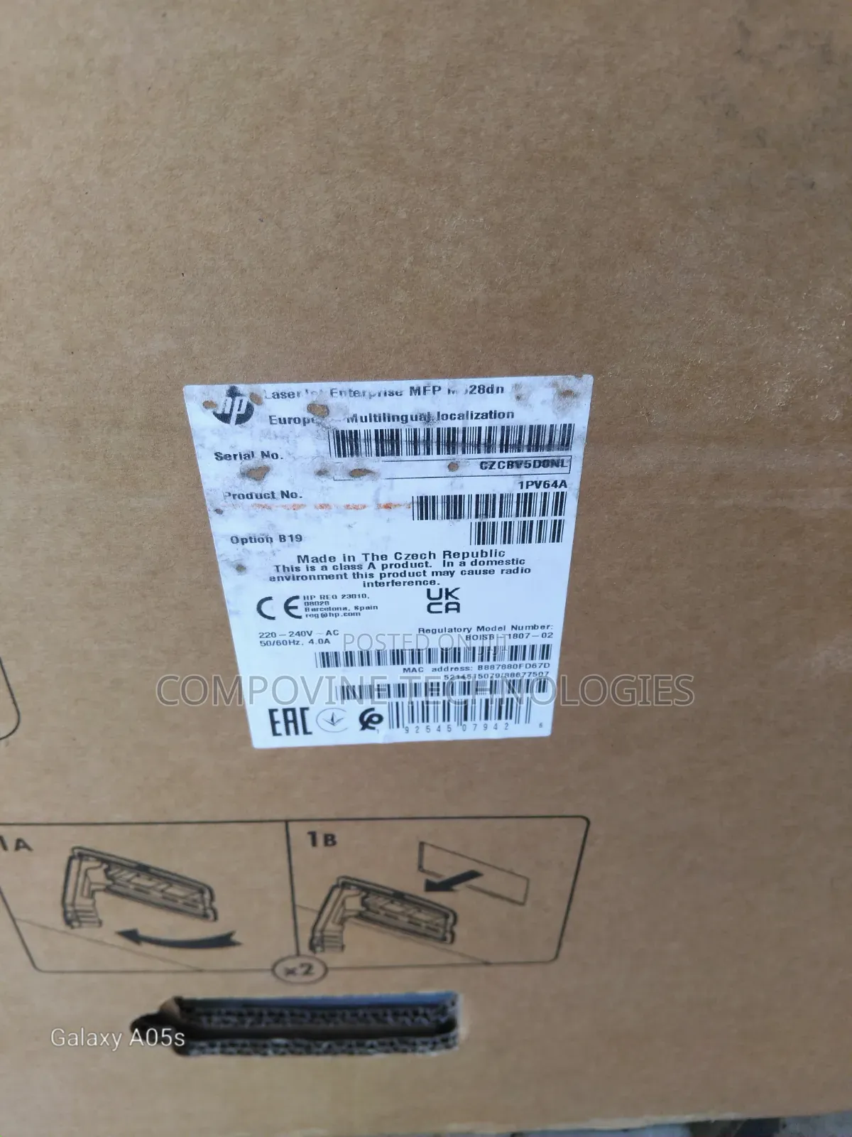 HP Laserjet Enterprise MFP M528dn