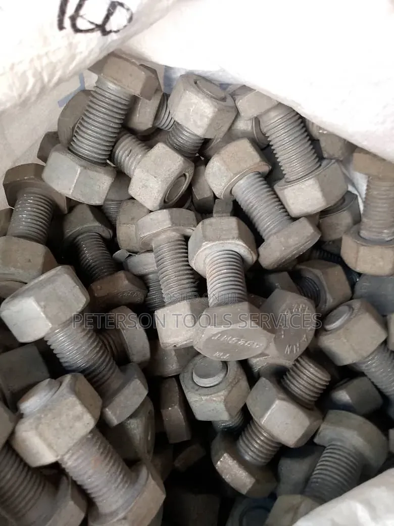 Hexagonal Head Bolts and Nuts All Sizes