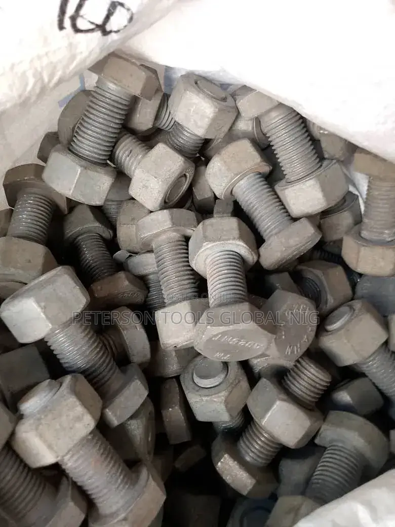 Hexagonal Head Bolts and Nuts All Sizes