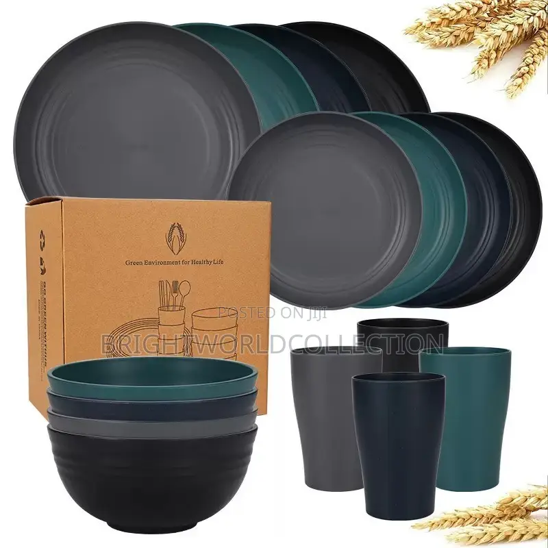 16 Set of Dinner Unbreakable Set Dinnerware Sets (16PCS) - Lightweigh
