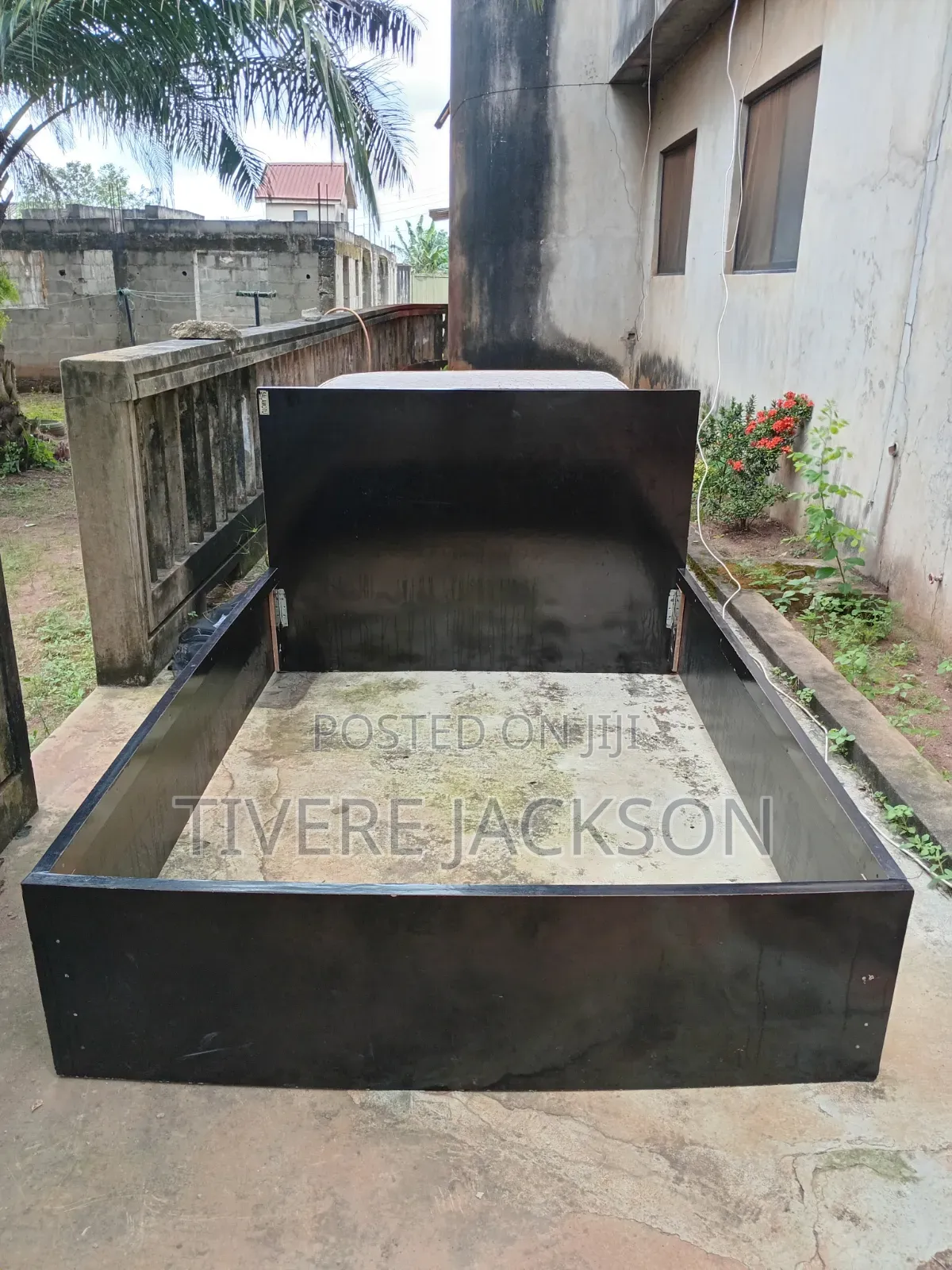 4 by 6 Black Bed Frame
