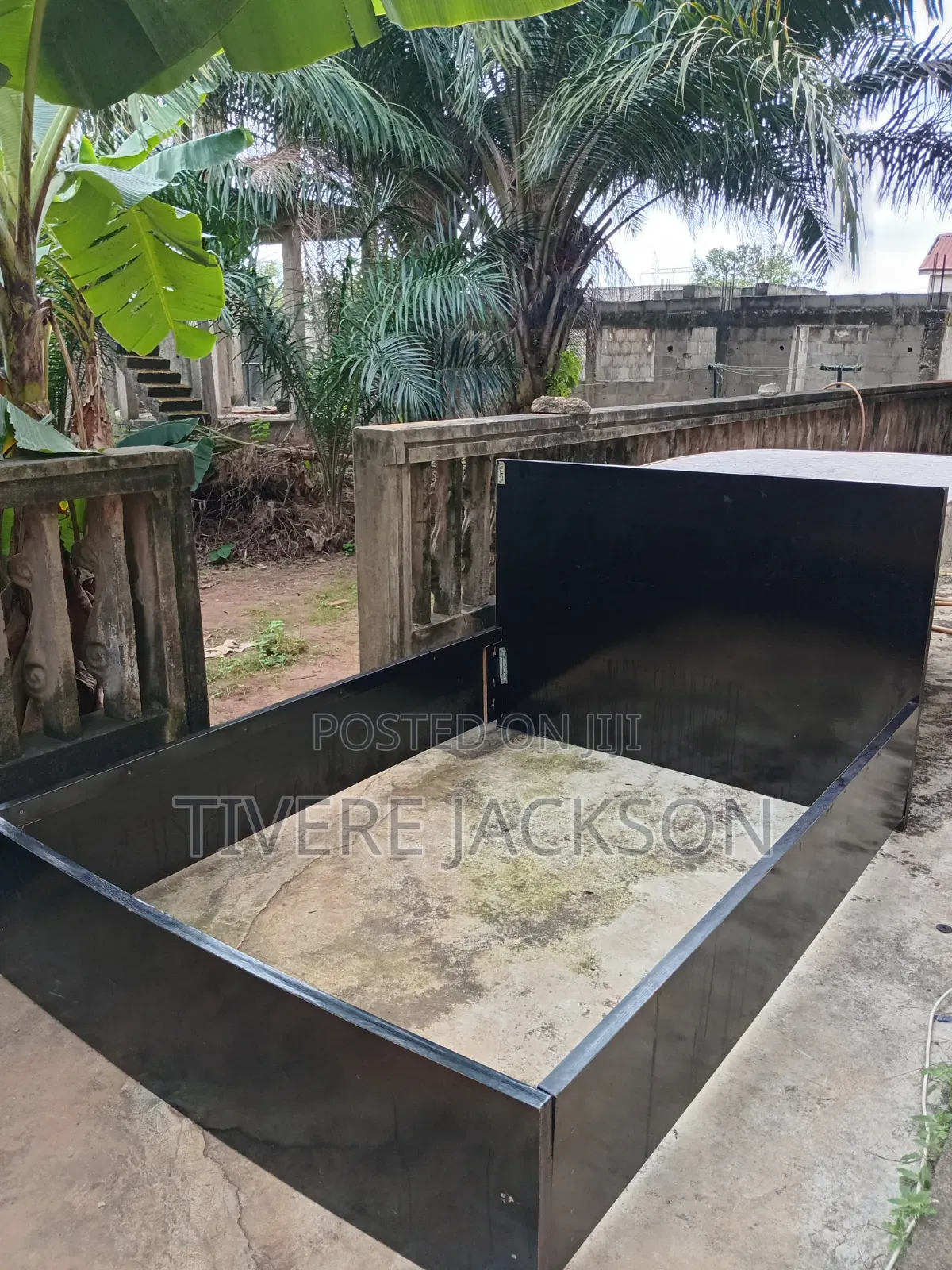 4 by 6 Black Bed Frame