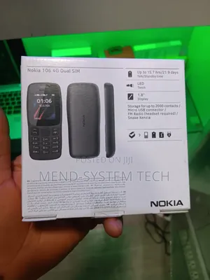 New Nokia 106 Black