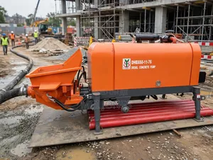 Brand New DHBX60-11-76 Diesel Concrete Pump - 60m3/H Capacity