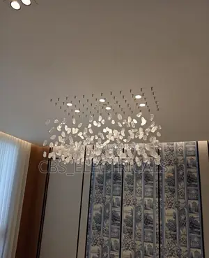 Luxury Raw Crystal Rock Waterfall Chandelier (50-Piece Set)
