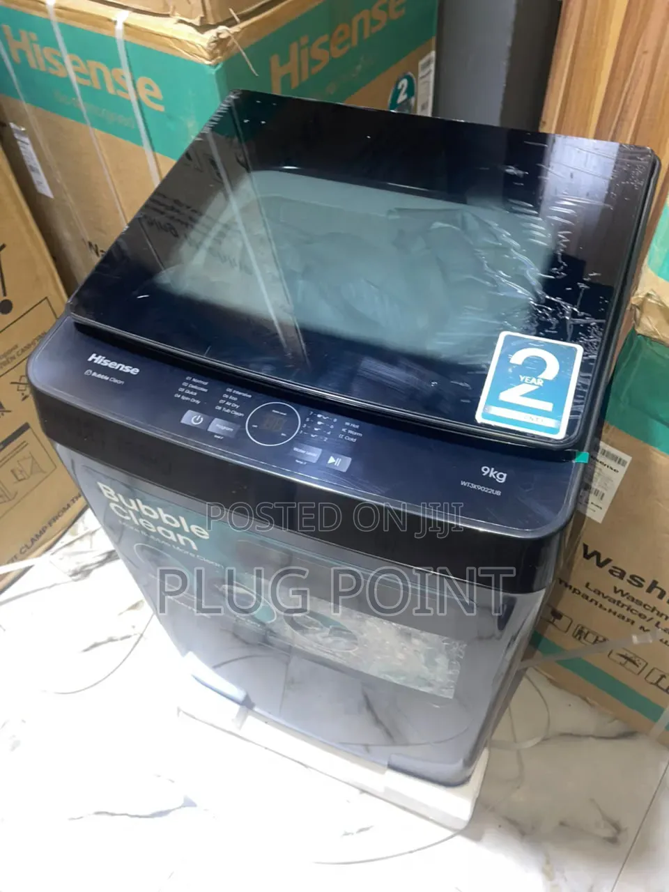 Hisense 9kg Top Load Washer for Quick and Effective Cleaning
