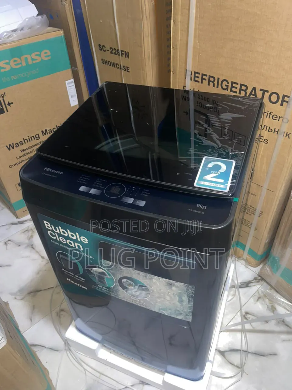 Hisense 9kg Fully Automatic Laundry Solution With Spin Function