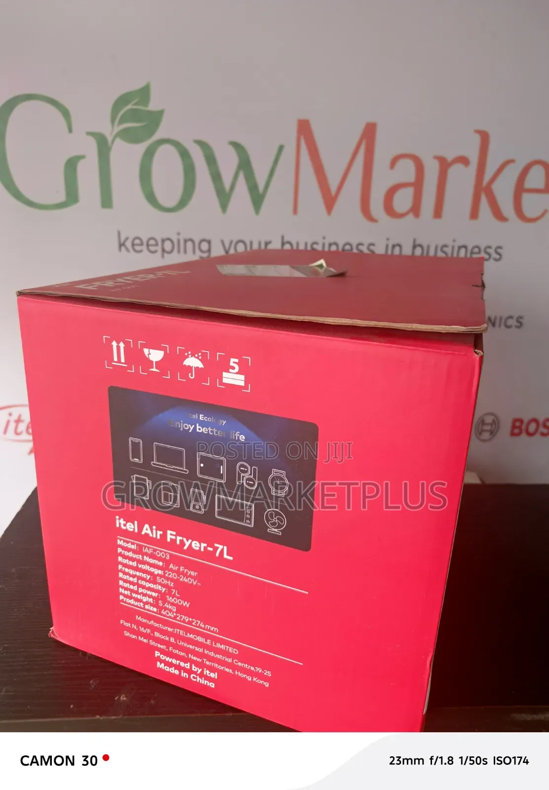 Itel 7L Air Fryer