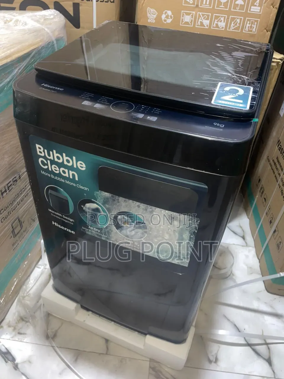 Hisense 9kg Smart Top Loading Washing Machine for Easy Laundry