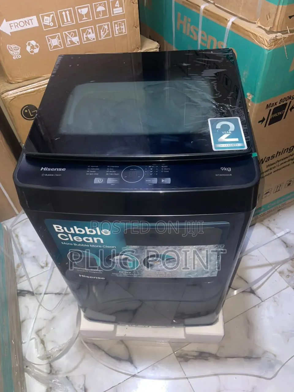 Hisense 9kg Fully Automatic Top Load Wash and Spin Washer