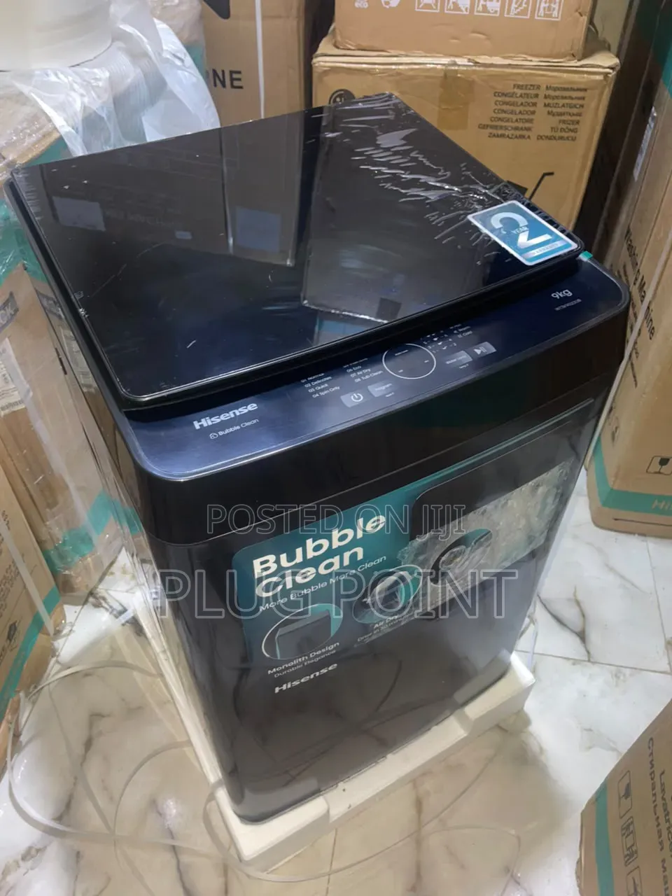 Hisense 9kg Top Load Automatic Washing Machine With Spin Function