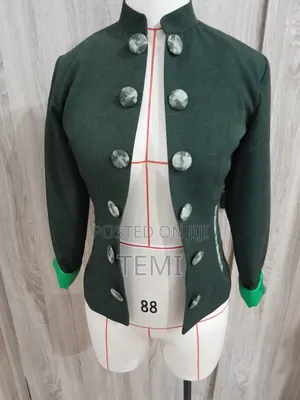 Trendy Fully Lined Open Jacket for Ladies - Mandarin Collar Jacket