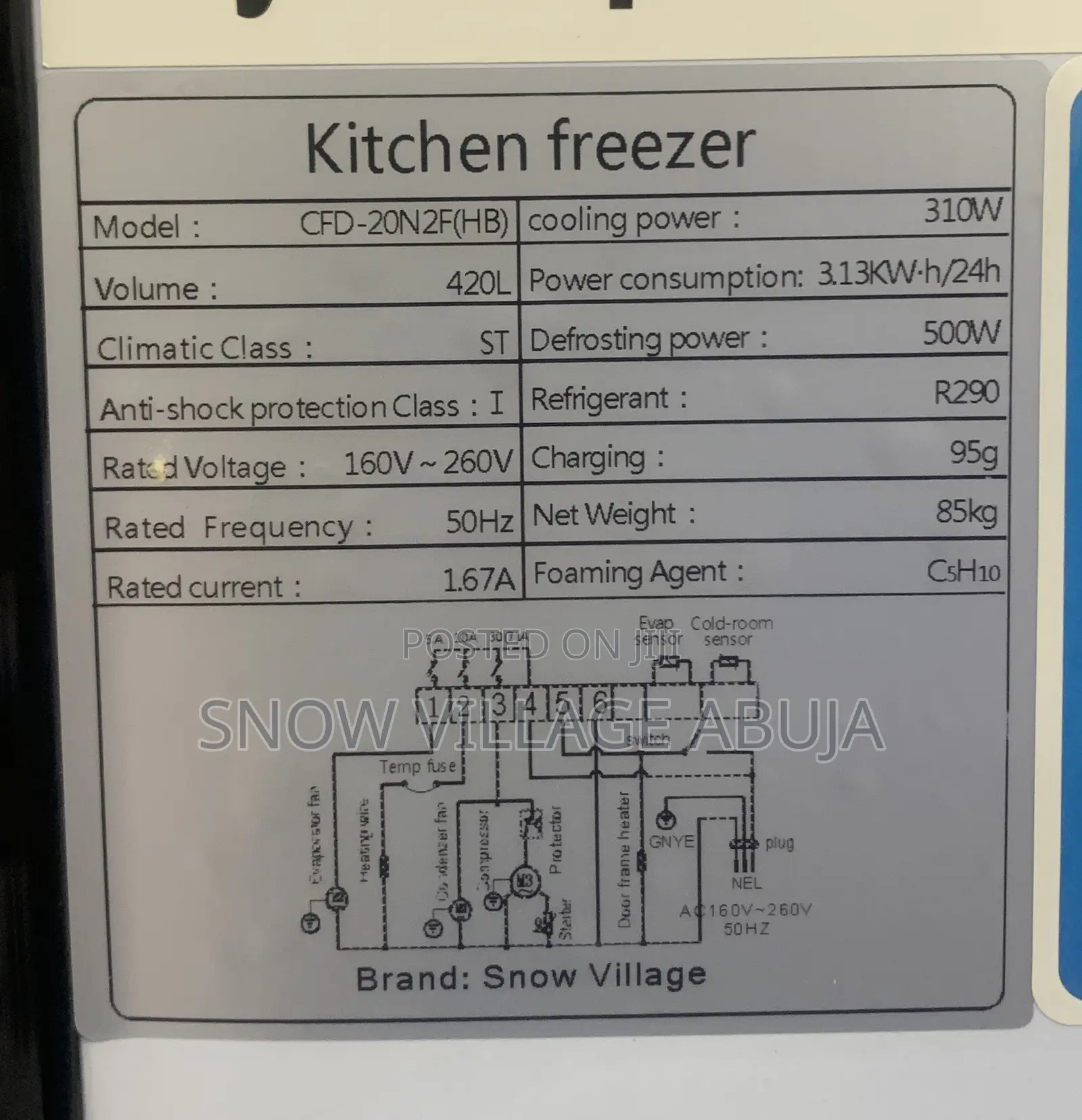 Ice Block Freezer