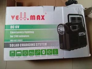 Solar System Multifunction Mobile LED Touch With Emergency Light