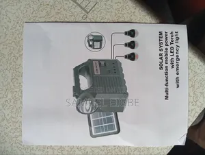 Solar System Multifunction Mobile LED Touch With Emergency Light