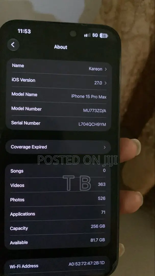 Apple iPhone 15 Pro Max 256 GB Gray