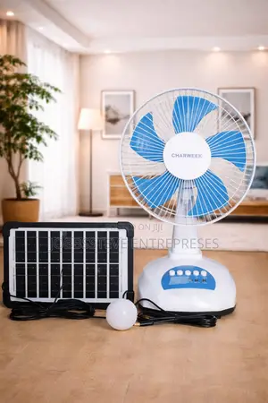 12 Inches Table Solar Fan With Panel