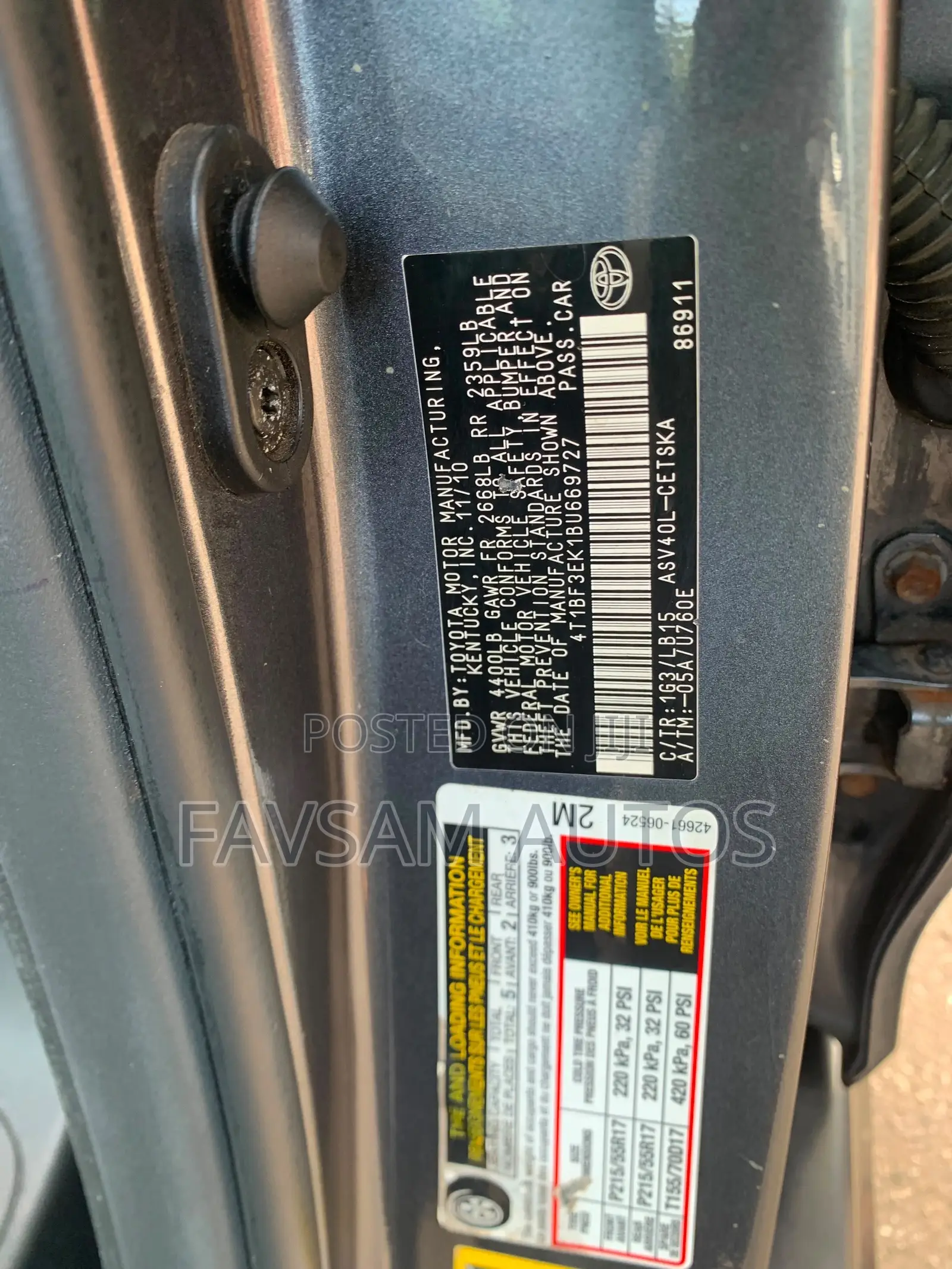 Toyota Highlander 2011 Gray