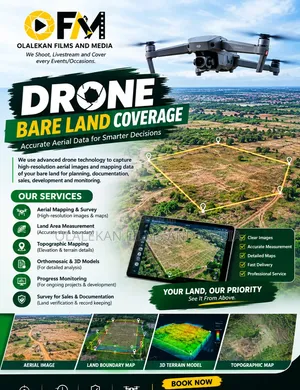 Drone Coverage for Bare Land