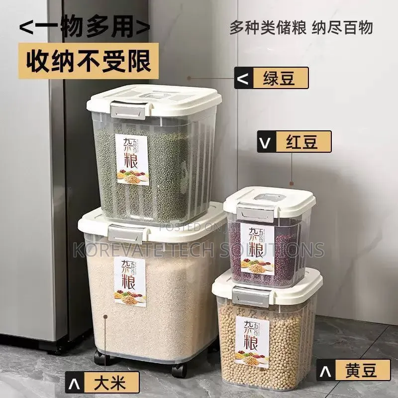 Plastic Storage Container With Wheels