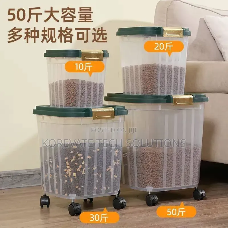 Plastic Storage Container With Wheels