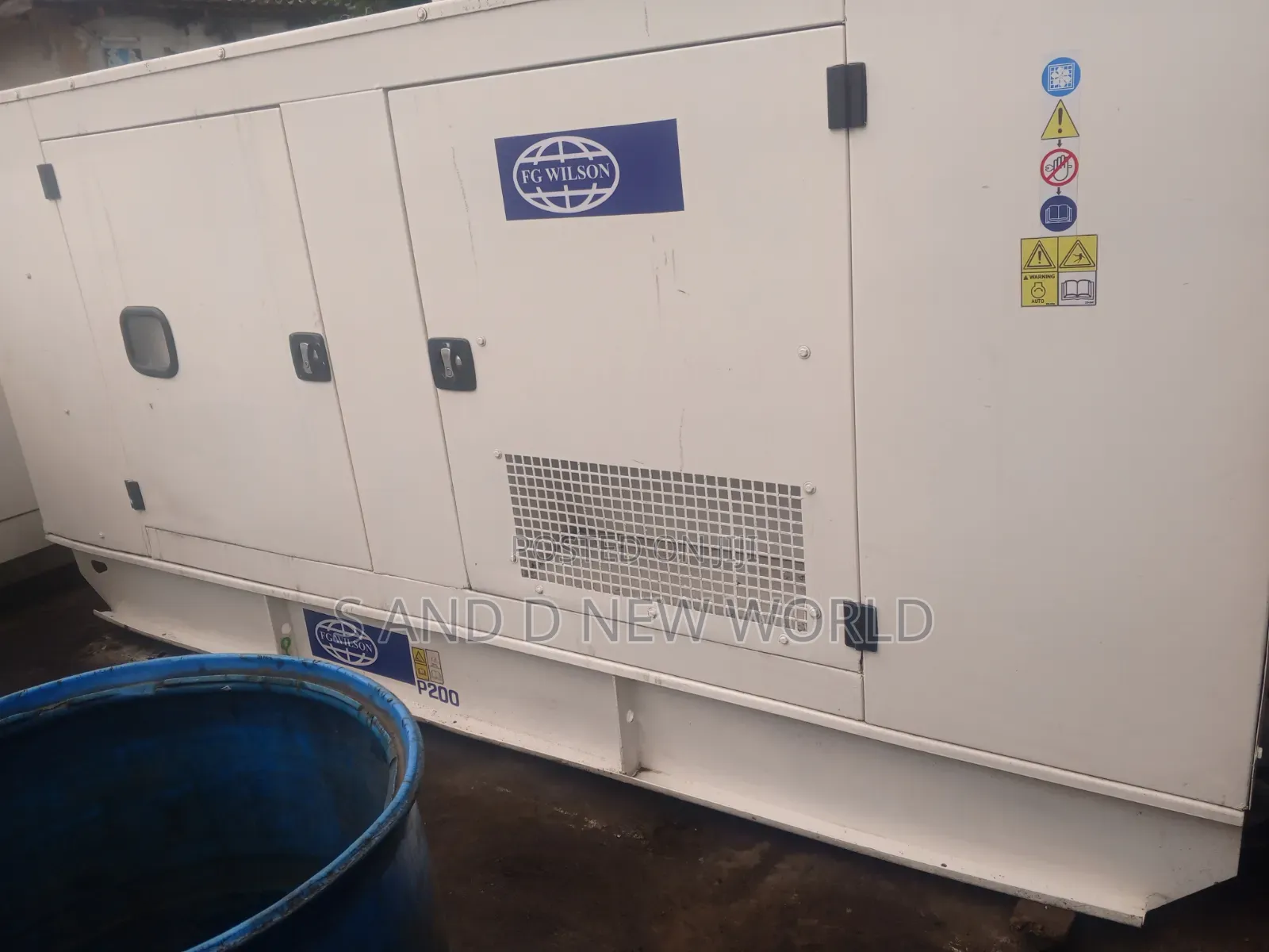 200kva FG Wilson Generator