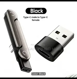 Type C Charging Cable Adapter + Phone Stand