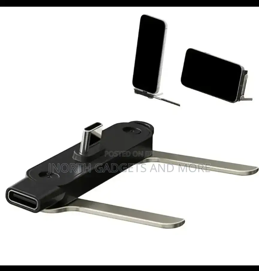 Type C Charging Cable Adapter + Phone Stand