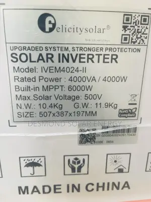 4kva 24v Felicity Hybrid Power Inverter Are Now Available