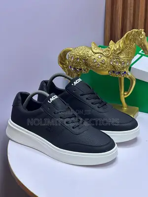 Lacoste Casual Low Top Sneakers With Thick White Soles