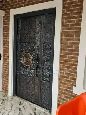 Black Decorative Double Door