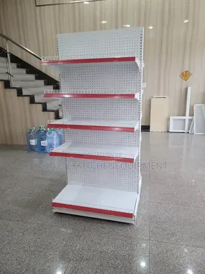 Commercial Single Supermarket Shelf Rack