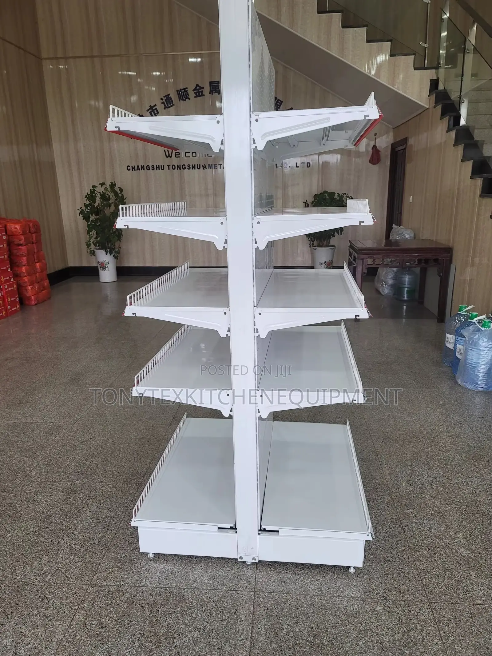 Commercial Single Supermarket Shelf Rack